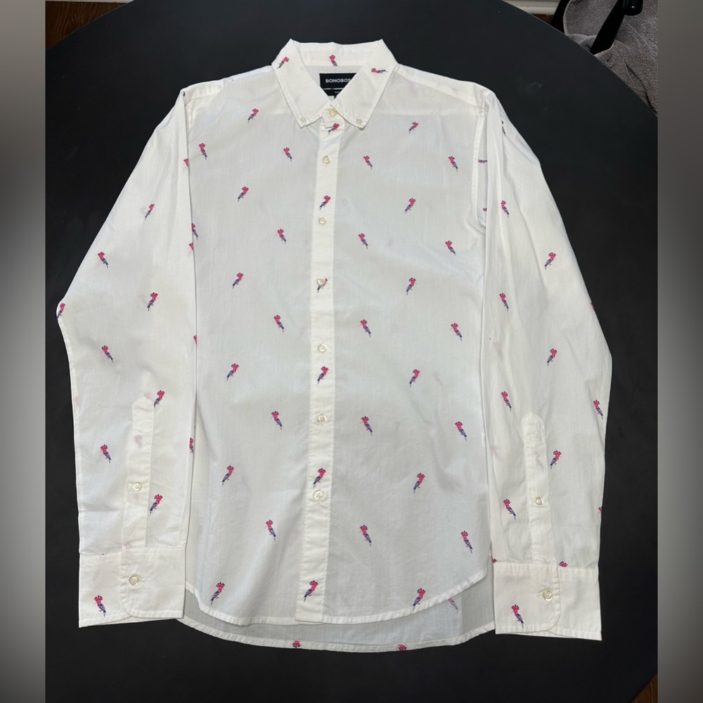 NWOT Bonobos Slim Fit Print Shirt